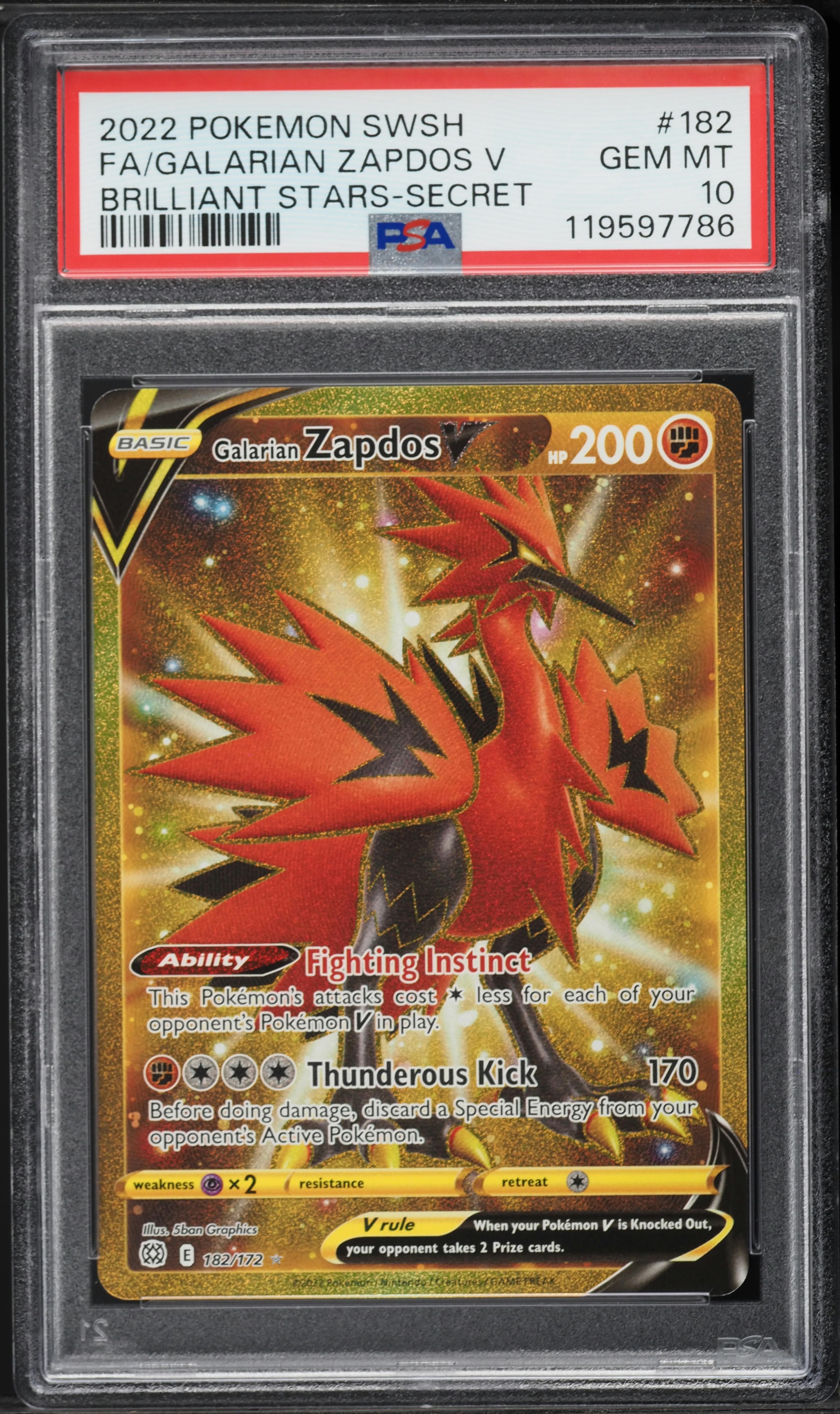 Full Art/Galarian Zapdos V