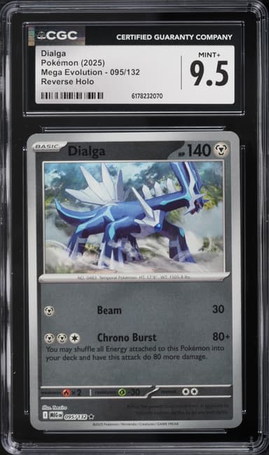 Pokemon Mega Evolution Reverse Holo Dialga #095
