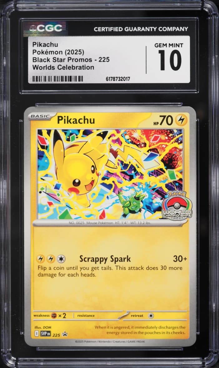 Pokemon Scarlet & Violet Promo Worlds Celebration Pikachu #225