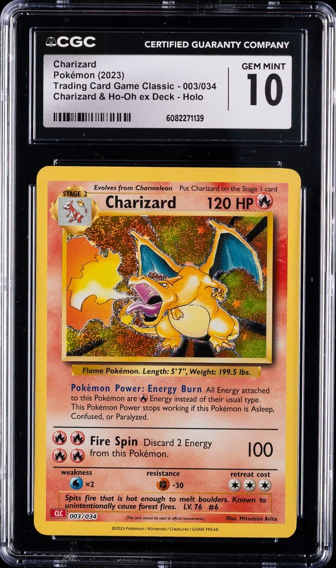 2023 #003 Charizard CGC 10 Clc-T