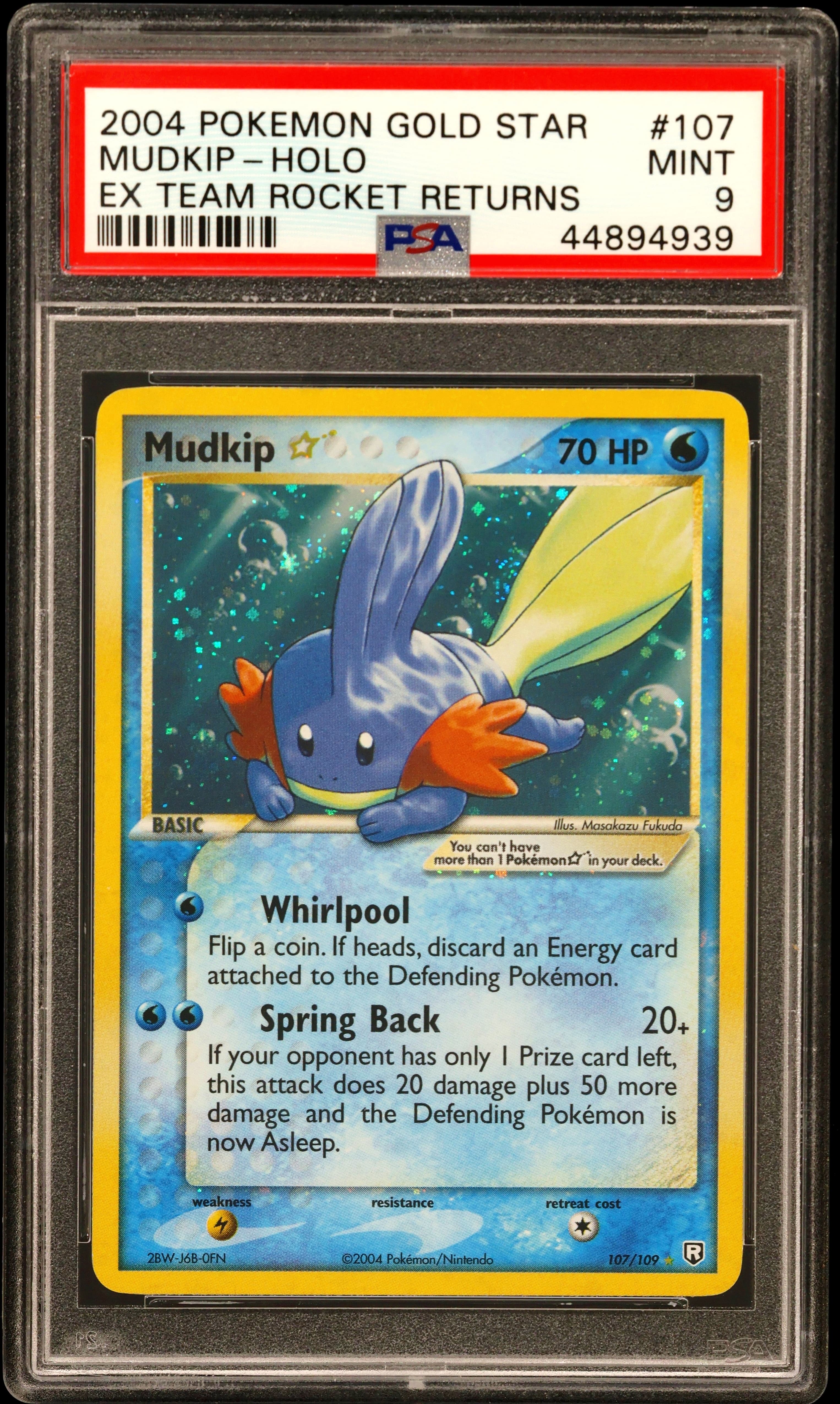 Mudkip-Holo Gold Star