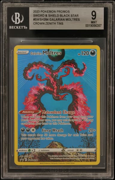 Galarian Moltres/(Crown Zenith Tin)