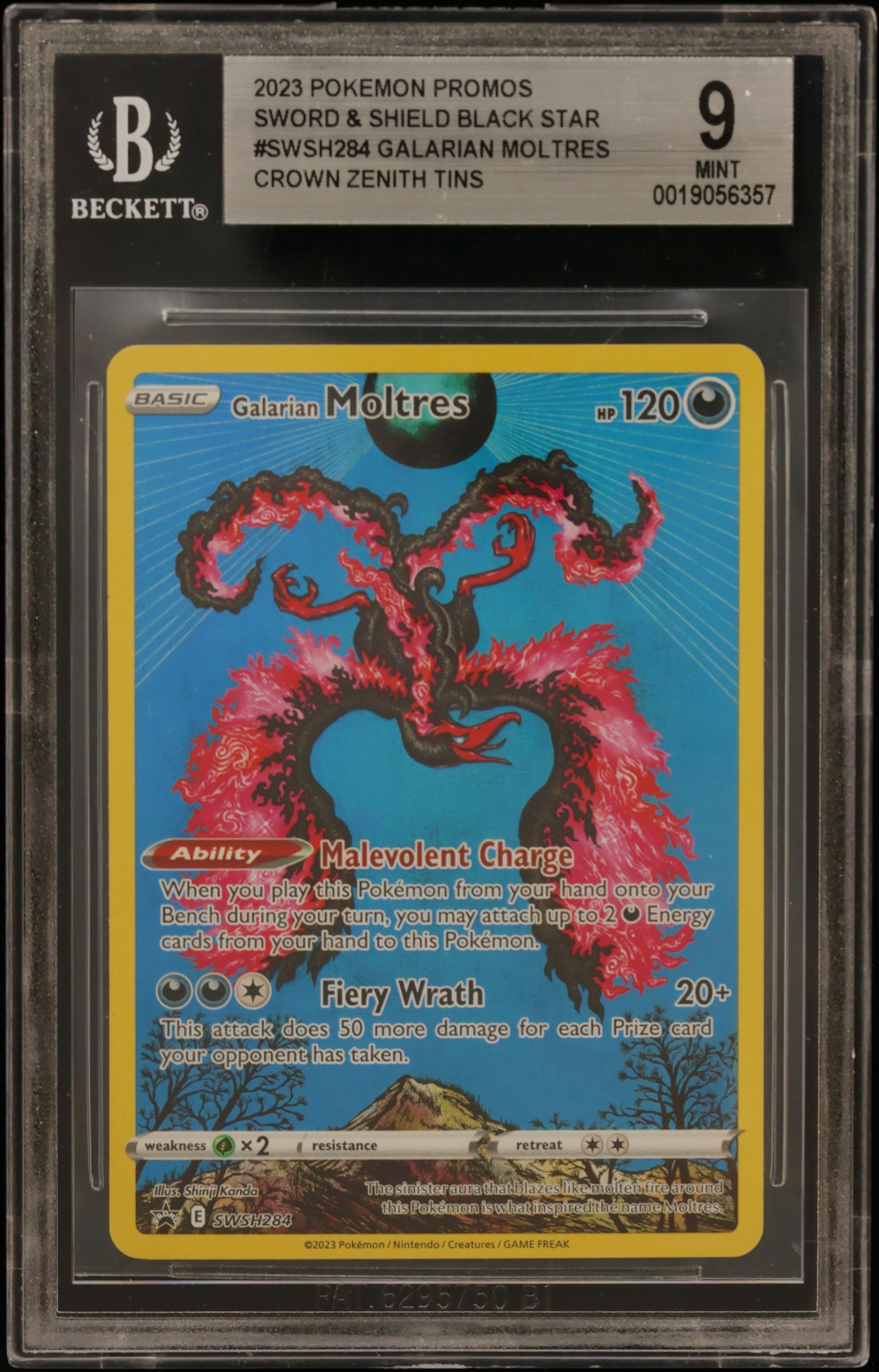 Galarian Moltres/(Crown Zenith Tin)