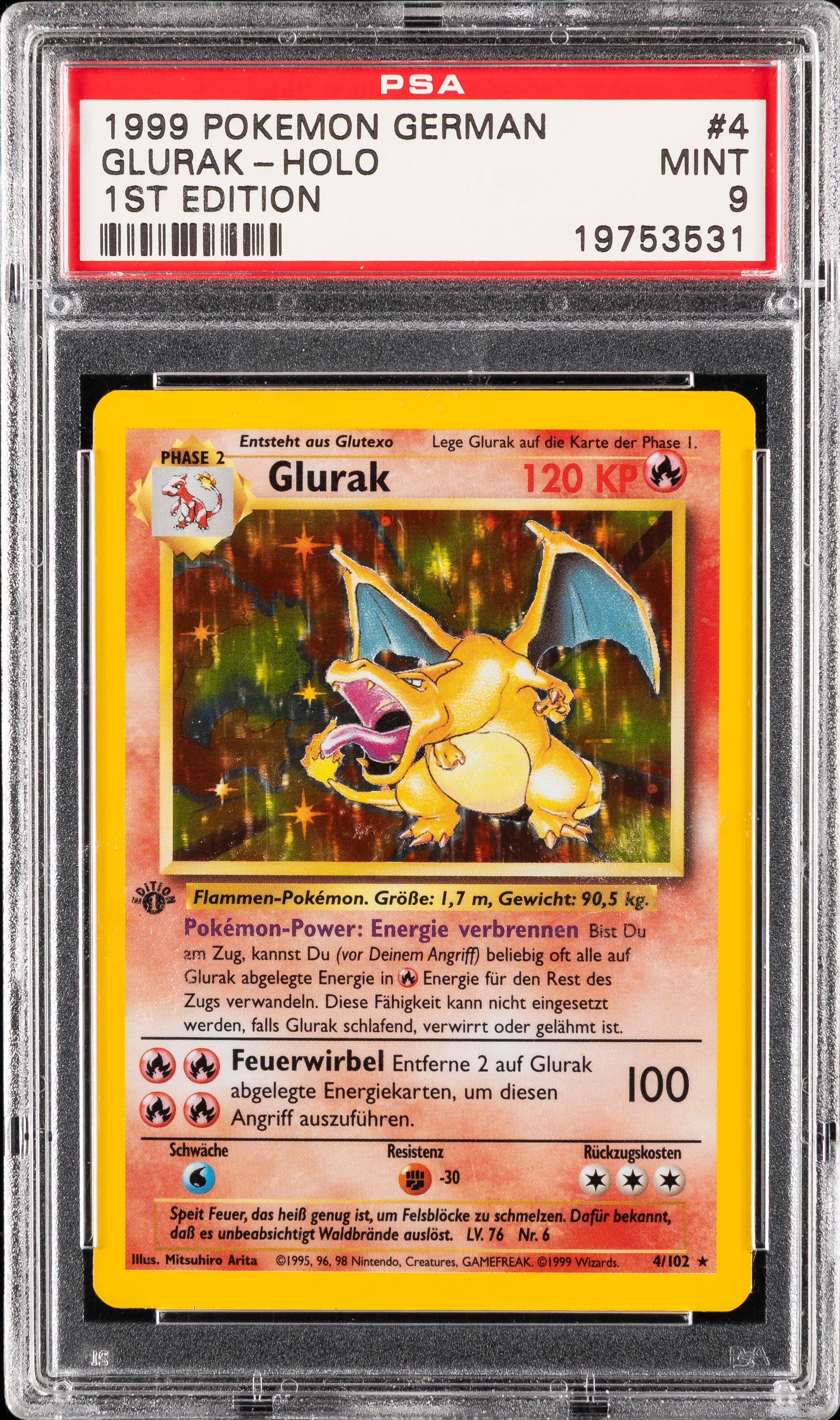 Glurak-Holo 1st Edition