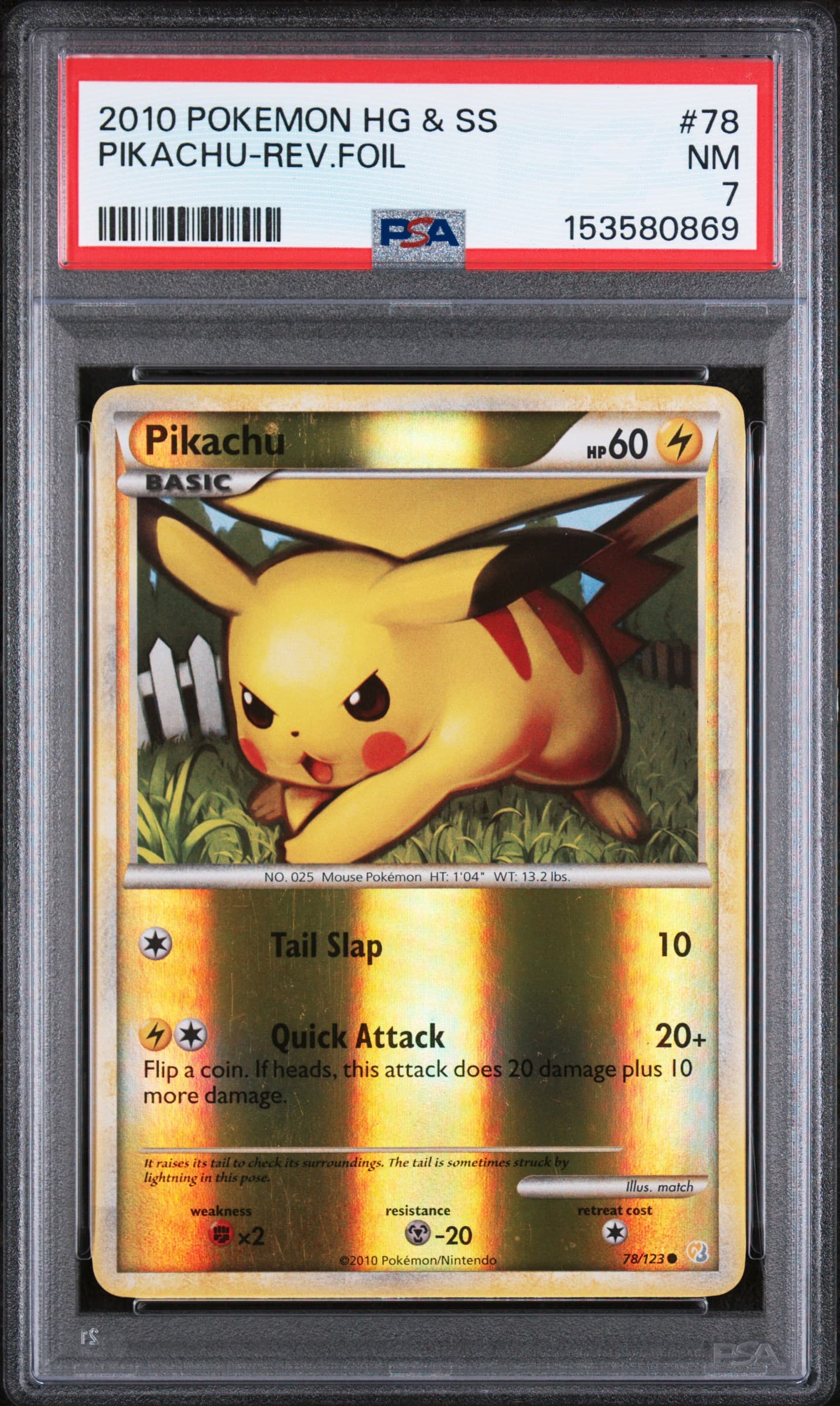 Pikachu-Reverse Foil
