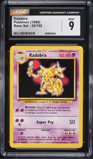 Pokemon Base Set Kadabra #32