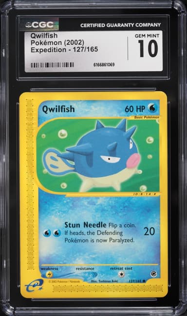 Pokemon Expedition Qwilfish #127