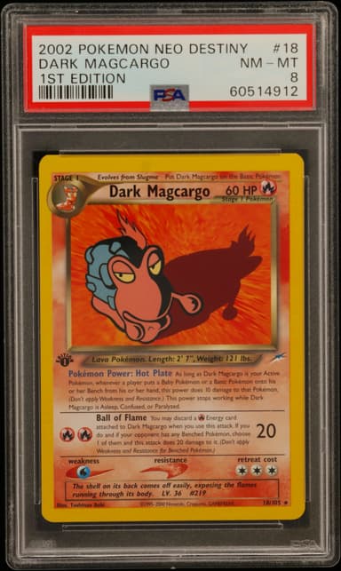 Dark Magcargo 1st Edition