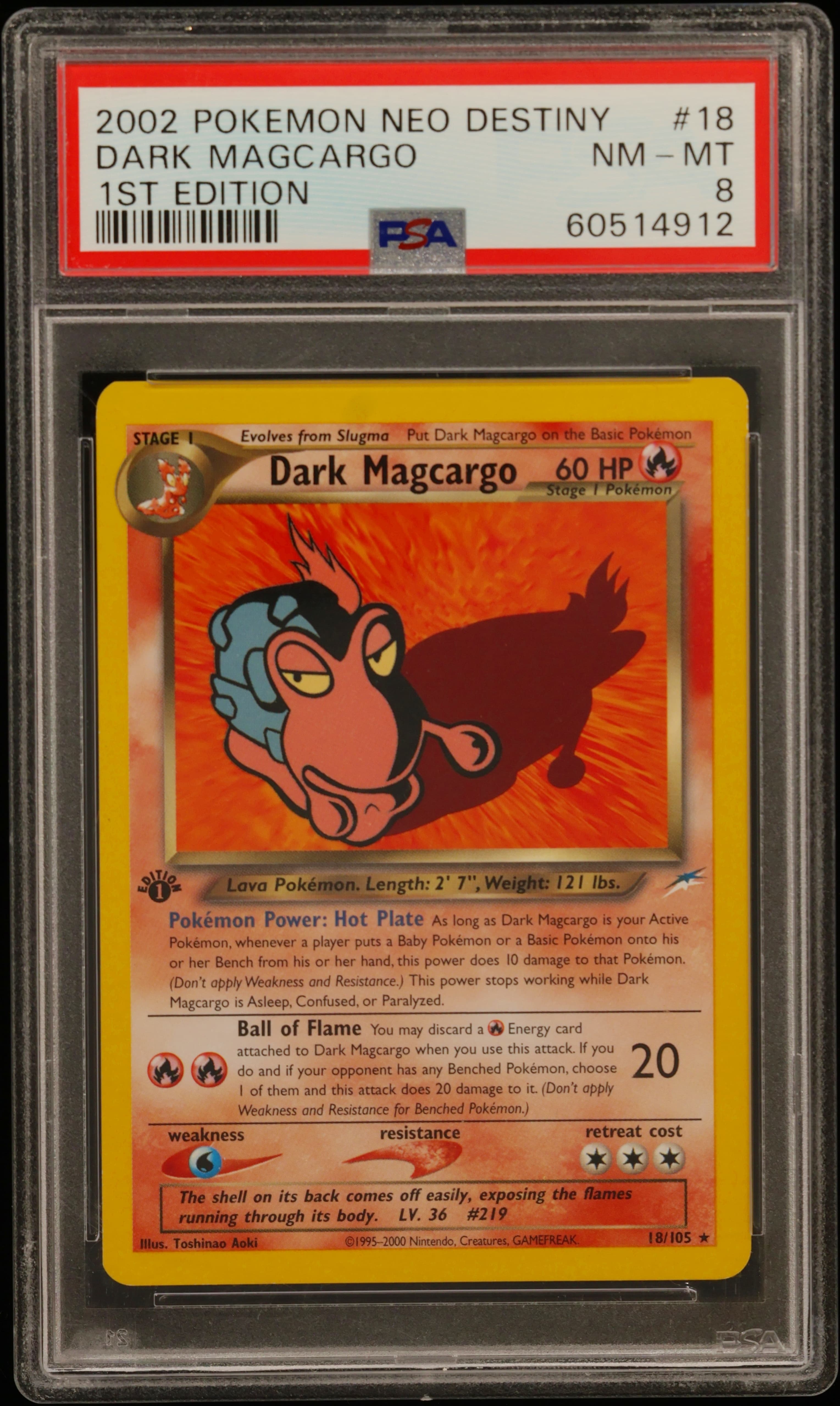 Dark Magcargo 1st Edition