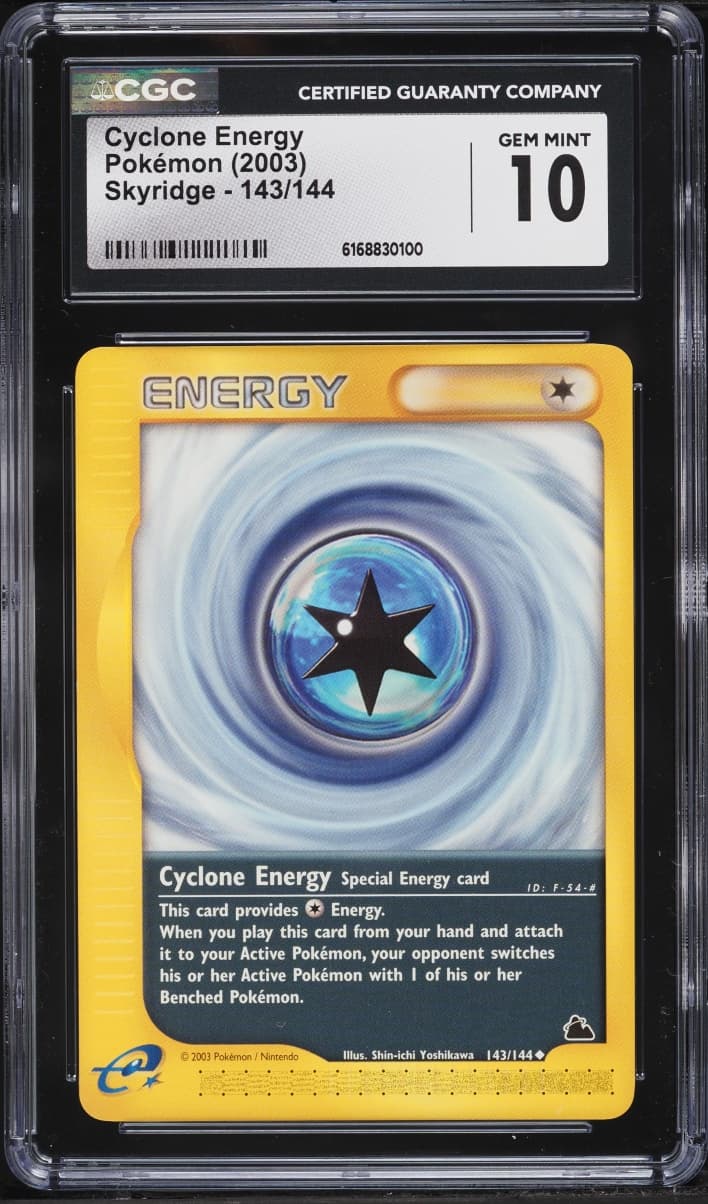 Pokemon Skyridge Cyclone Energy #143