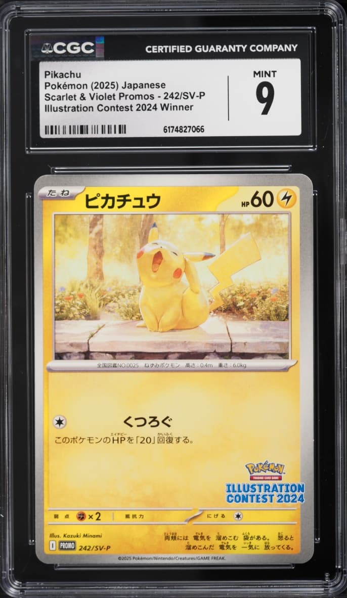 Pokemon Japanese Scarlet & Violet Promo Illustration Contest '24 Winner Pikachu