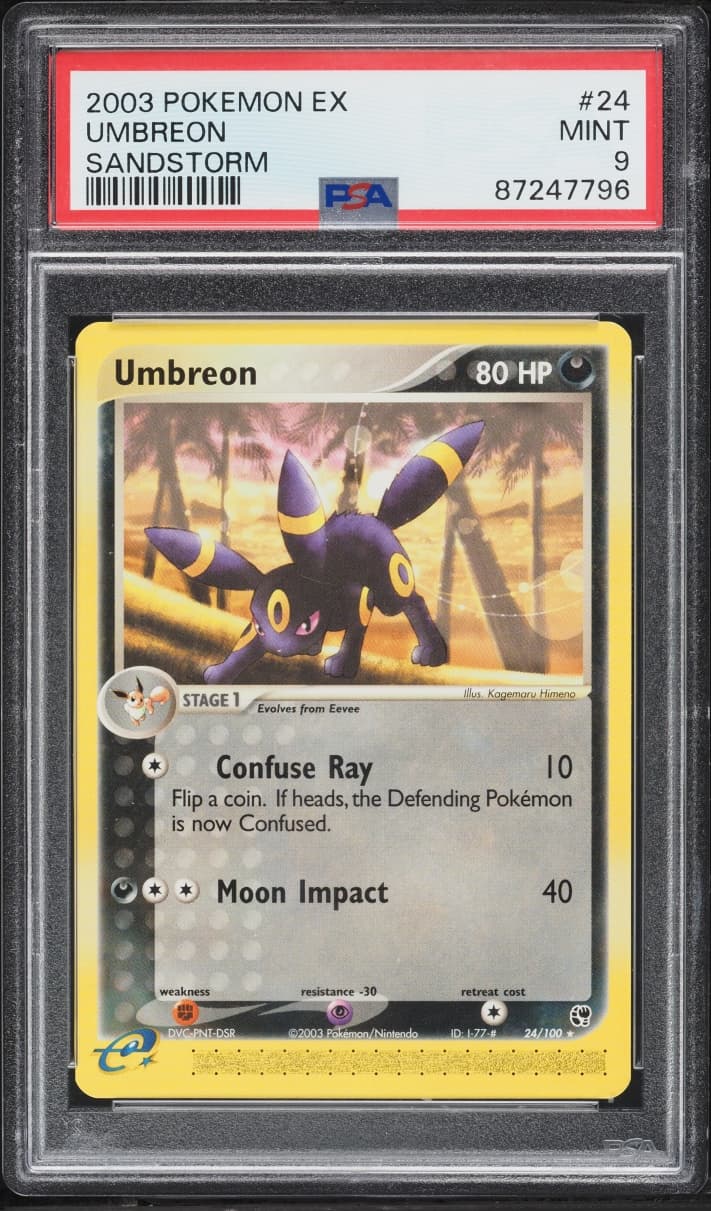 Pokemon EX Sandstorm Umbreon #24