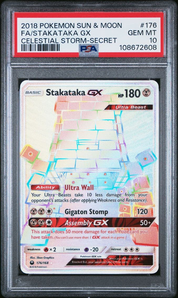 2018 #176 Full Art/Stakataka GX