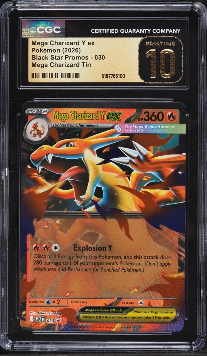 2026 #30 Mega Charizard Y EX CGC