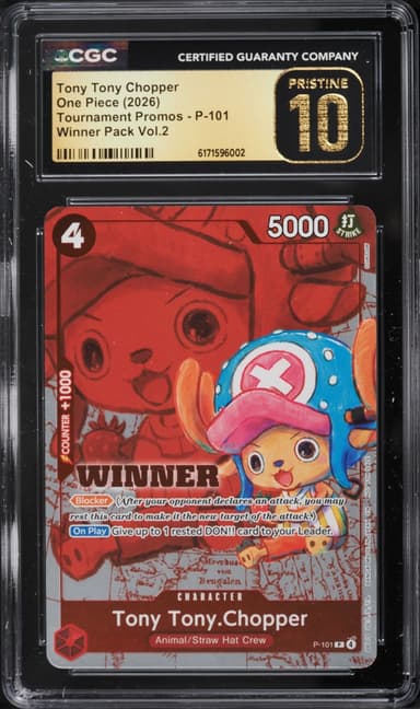 One Piece Tournament Promo Winner Pack Volume 2 Tony Tony Chopper #P-101