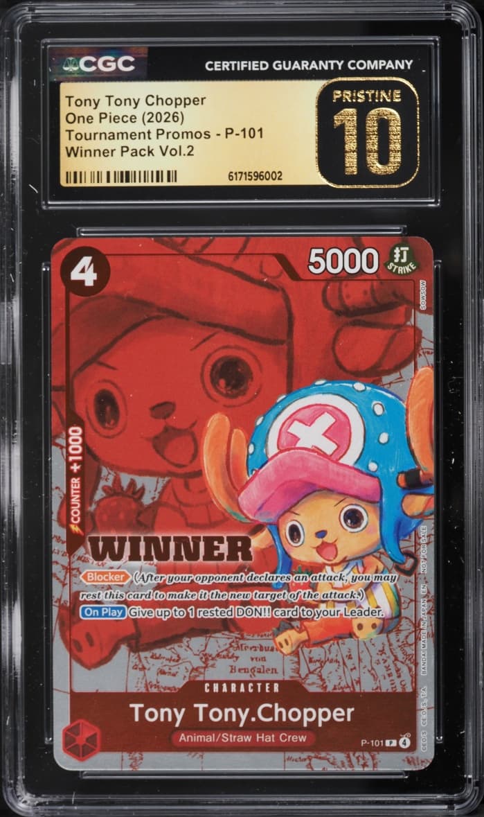 One Piece Tournament Promo Winner Pack Volume 2 Tony Tony Chopper #P-101