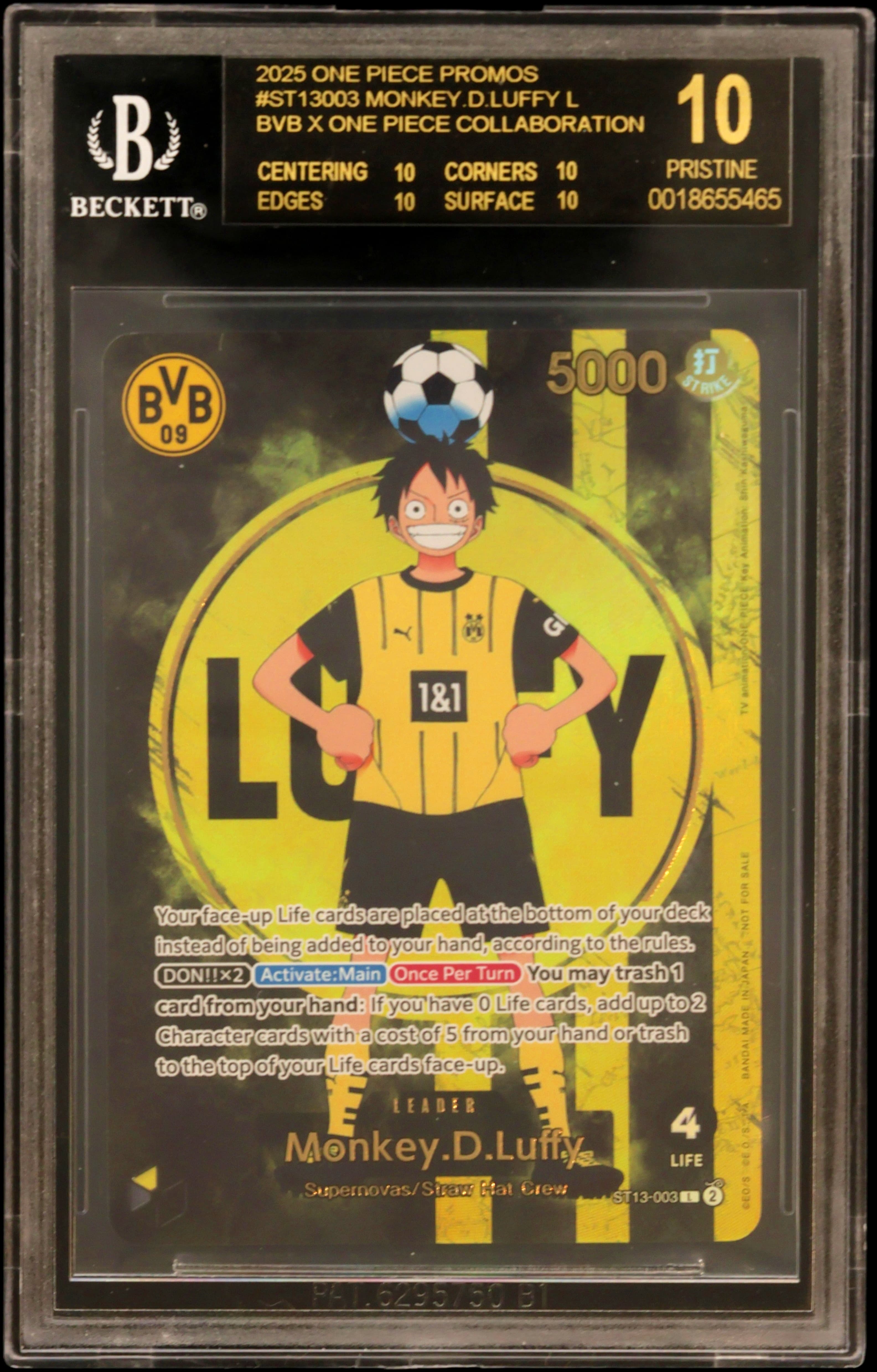 Monkey.D.Luffy L/(BVB x ONE PIECE Collaboration)