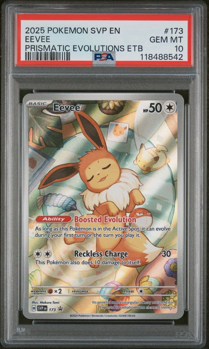 2025 #173 Eevee PSA 10 Svp EN-SV