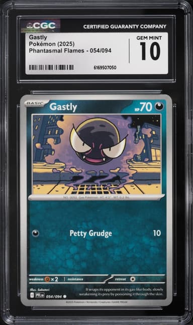 Pokemon Mega Evolution Phantasmal Flames Gastly #054