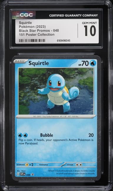 Pokemon Scarlet & Violet Promo 151 Poster Collection Squirtle #48