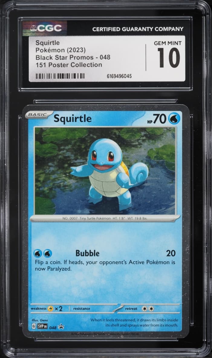 Pokemon Scarlet & Violet Promo 151 Poster Collection Squirtle #48
