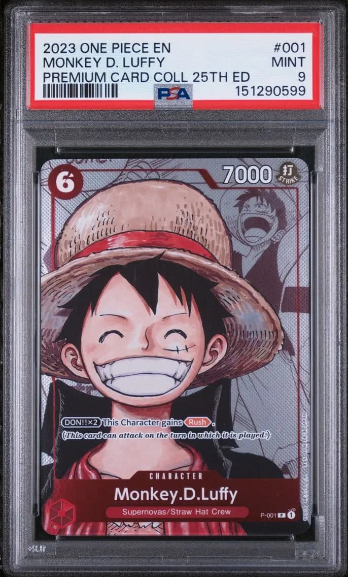 2023 #001 Monkey D. Luffy PSA 9 