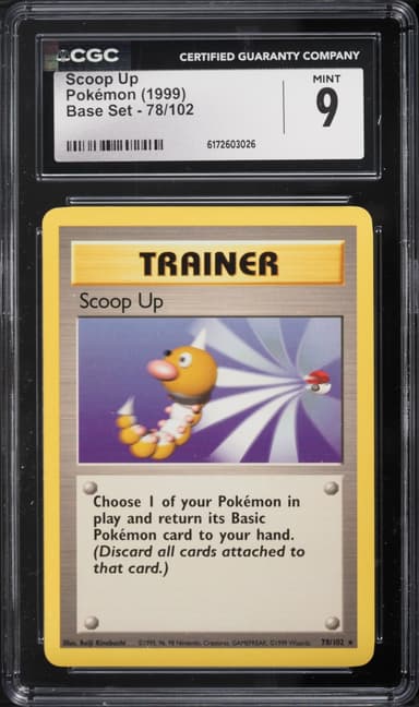 Pokemon Base Set Scoop Up #78