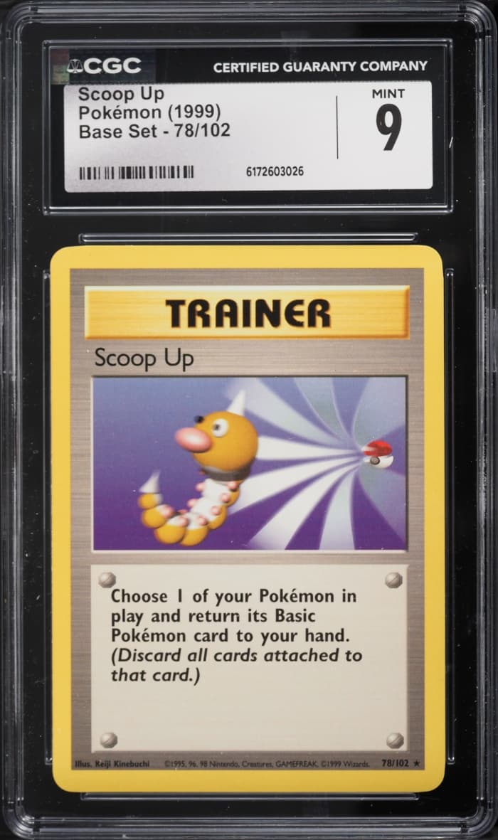 Pokemon Base Set Scoop Up #78