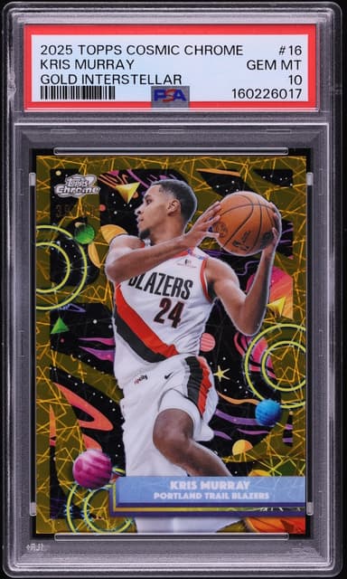 Topps Chrome Cosmic Gold Interstellar Kris Murray /50 #16