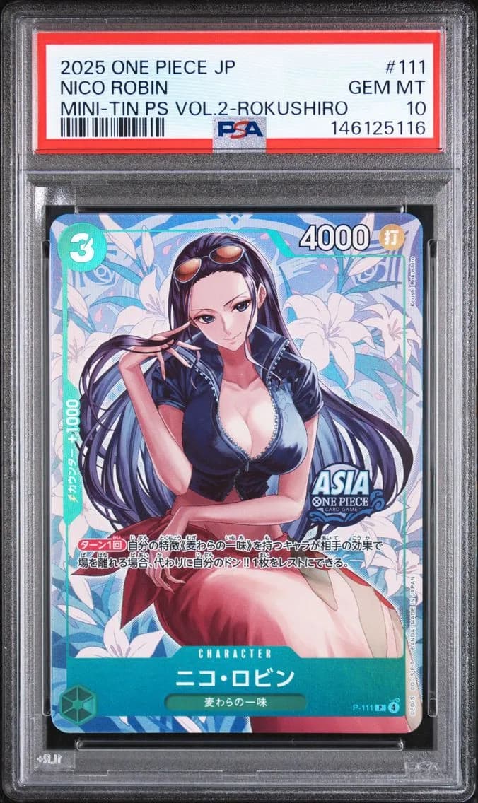 2025 #111 Nico Robin PSA 10 One 