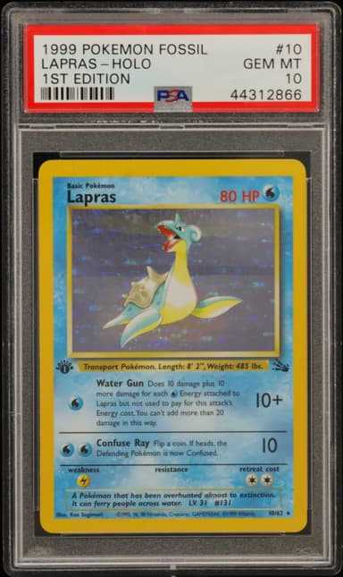 Lapras-Holo 1st Edition