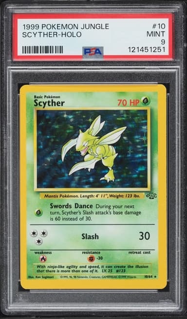 Pokemon Jungle Holo Scyther #10
