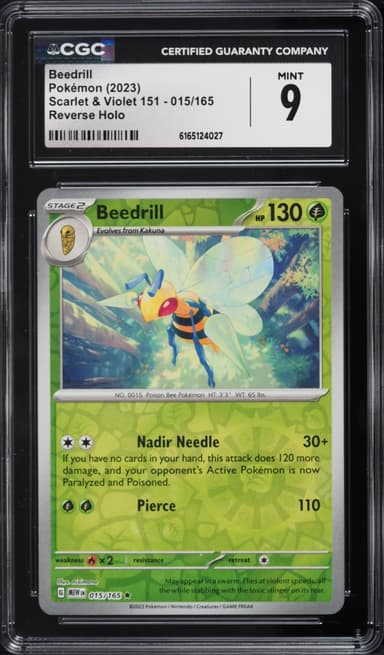 Pokemon Scarlet & Violet 151 Reverse Holo Beedrill #15