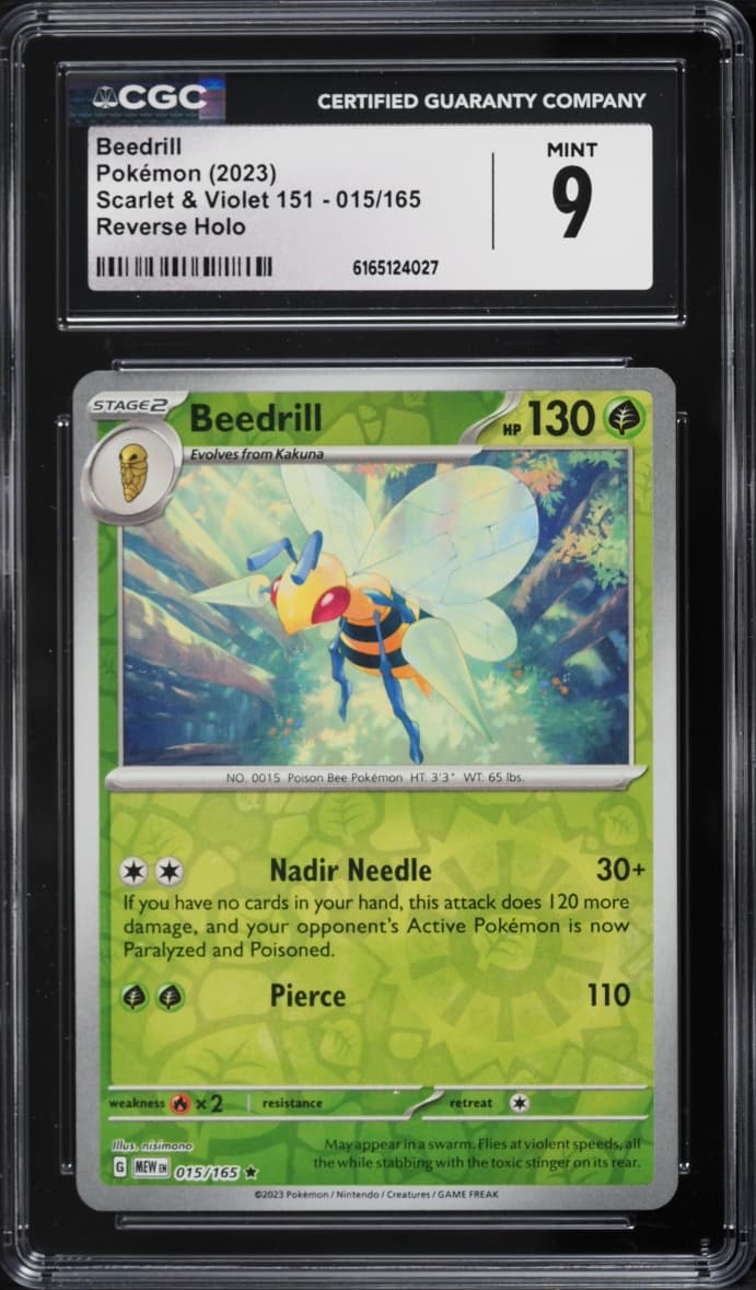 Pokemon Scarlet & Violet 151 Reverse Holo Beedrill #15