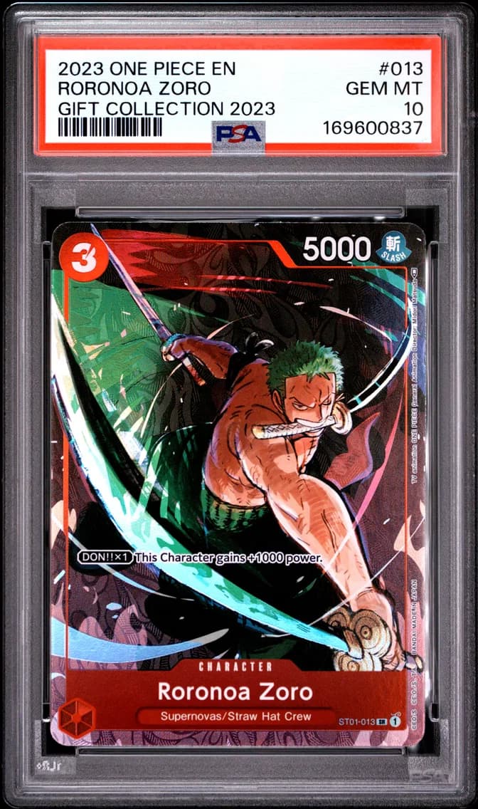 2023 #013 Roronoa Zoro PSA 10 On