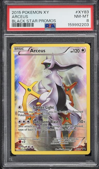 Pokemon XY Promo Full Art Arceus #XY83