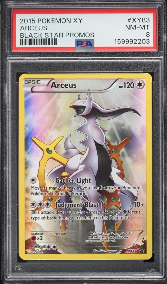 Pokemon XY Promo Full Art Arceus #XY83