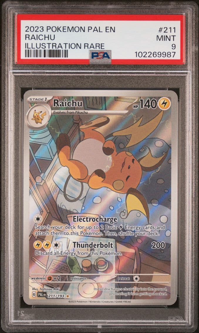 2023 #211 Raichu PSA 9 Pal EN-Pa