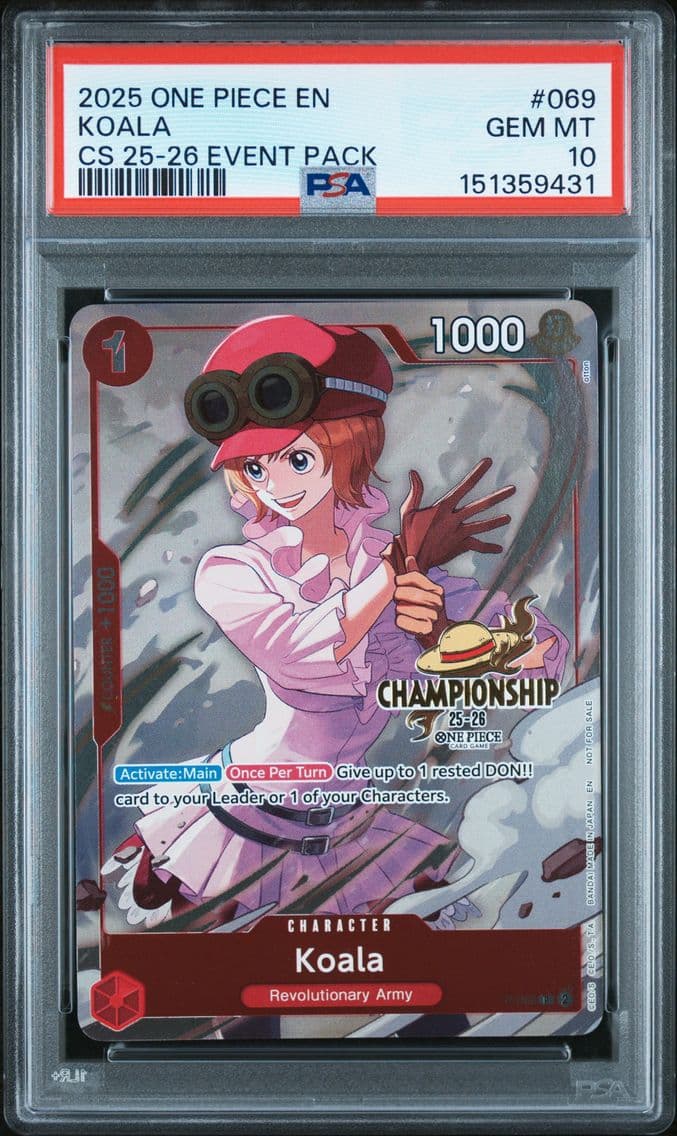 2025 #069 Koala PSA 10 One Piece