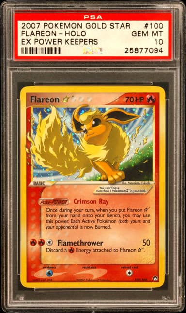 Flareon-Holo Gold Star