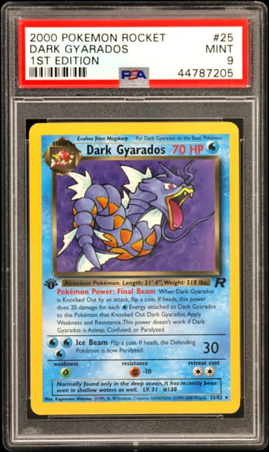 Dark Gyarados 1st Edition