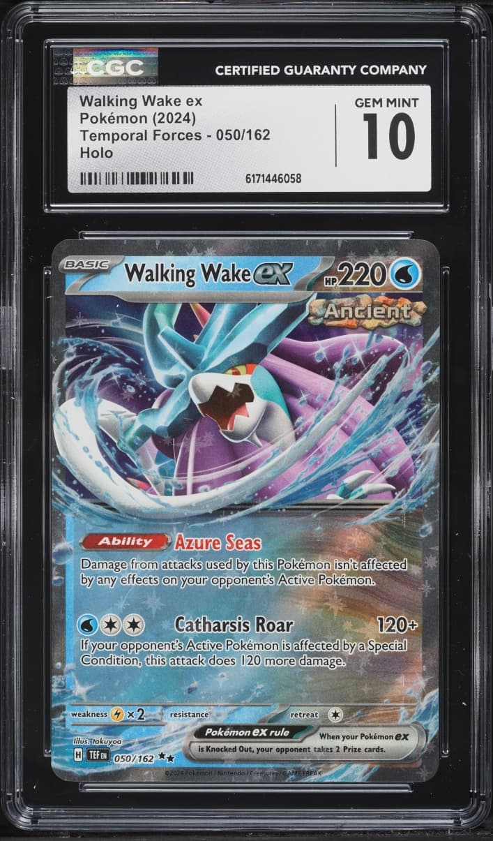 Pokemon Scarlet & Violet Temporal Forces Holo Walking Wake Ex #50