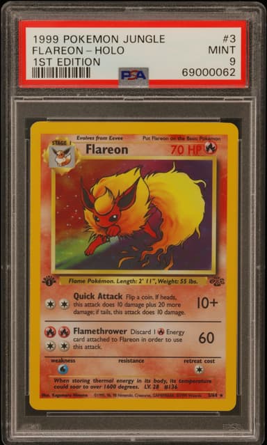 Flareon-Holo 1st Edition