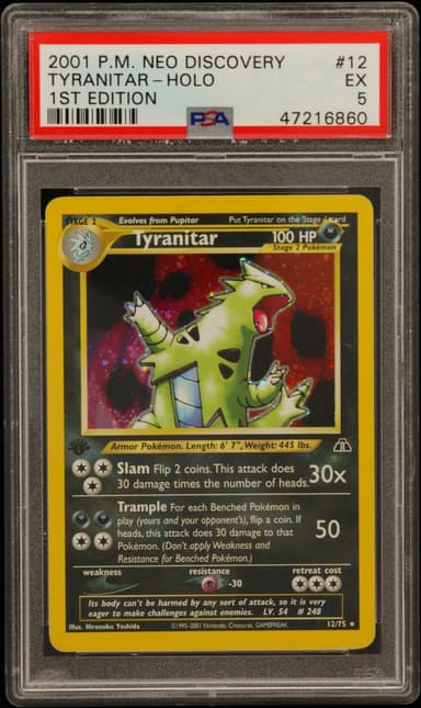 Tyranitar-Holo 1st Edition
