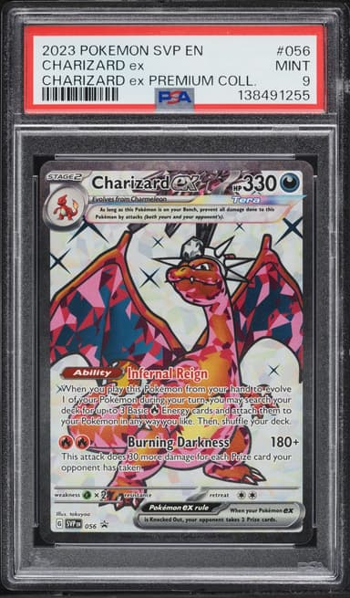 Pokemon Scarlet & Violet Promo Premium Collection Full Art Charizard EX #56