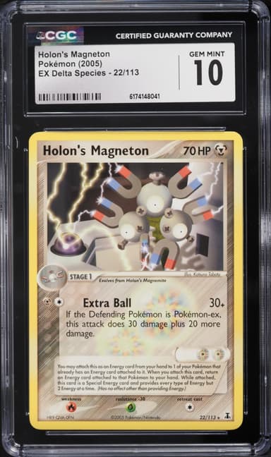 Pokemon Ex Delta Species Holon's Magneton #22