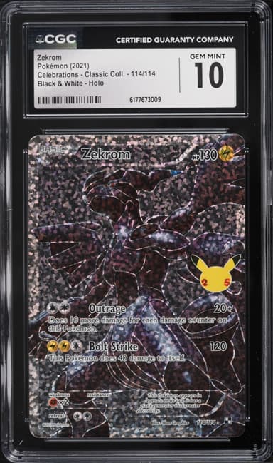 Pokemon SWSH Celebrations Classic Collection Full Art Zekrom #114