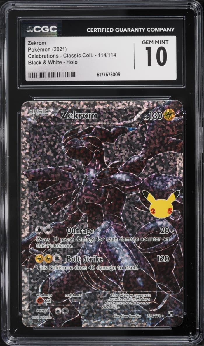 Pokemon SWSH Celebrations Classic Collection Full Art Zekrom #114