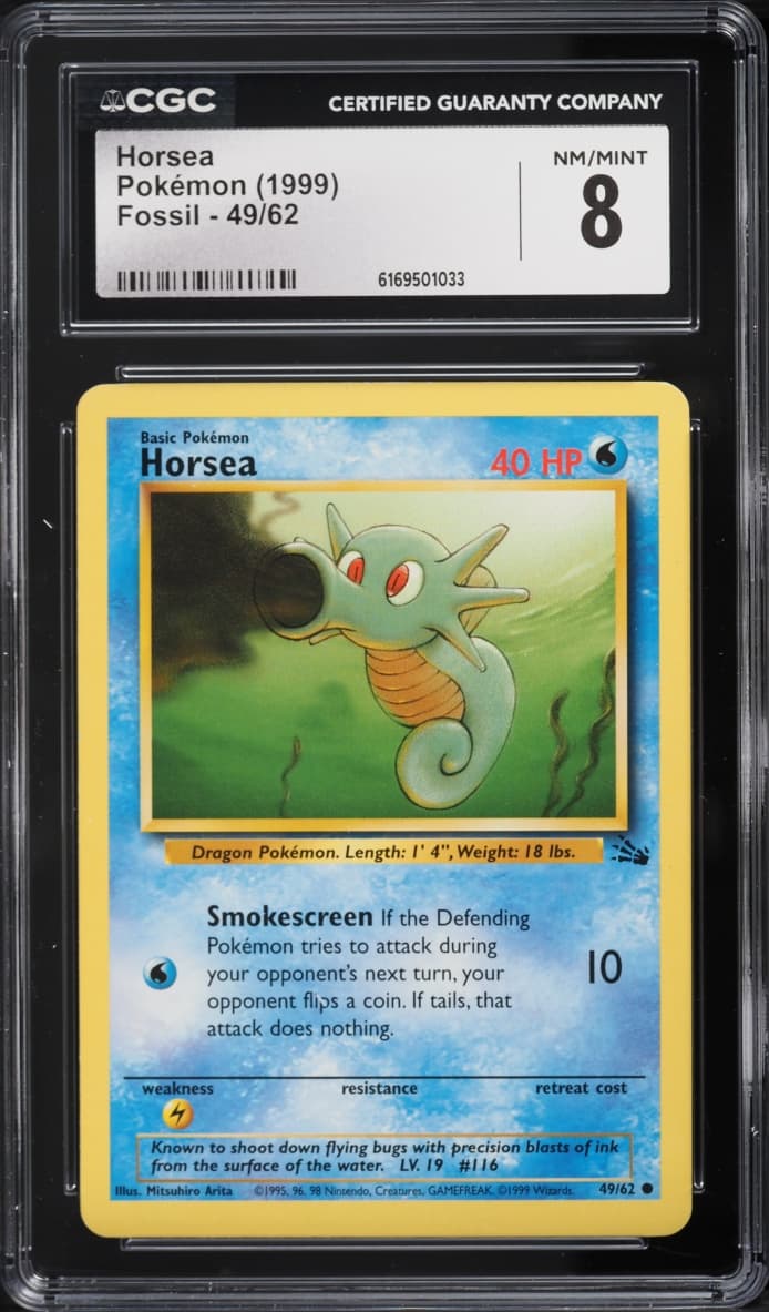 Pokemon Fossil Horsea #49