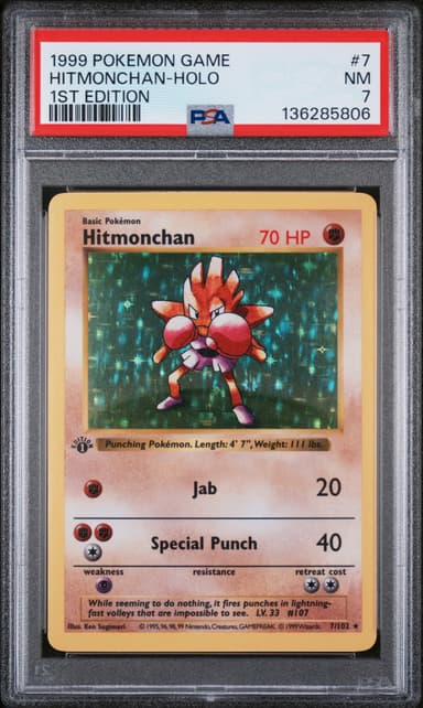 Hitmonchan-Holo 1st Edition